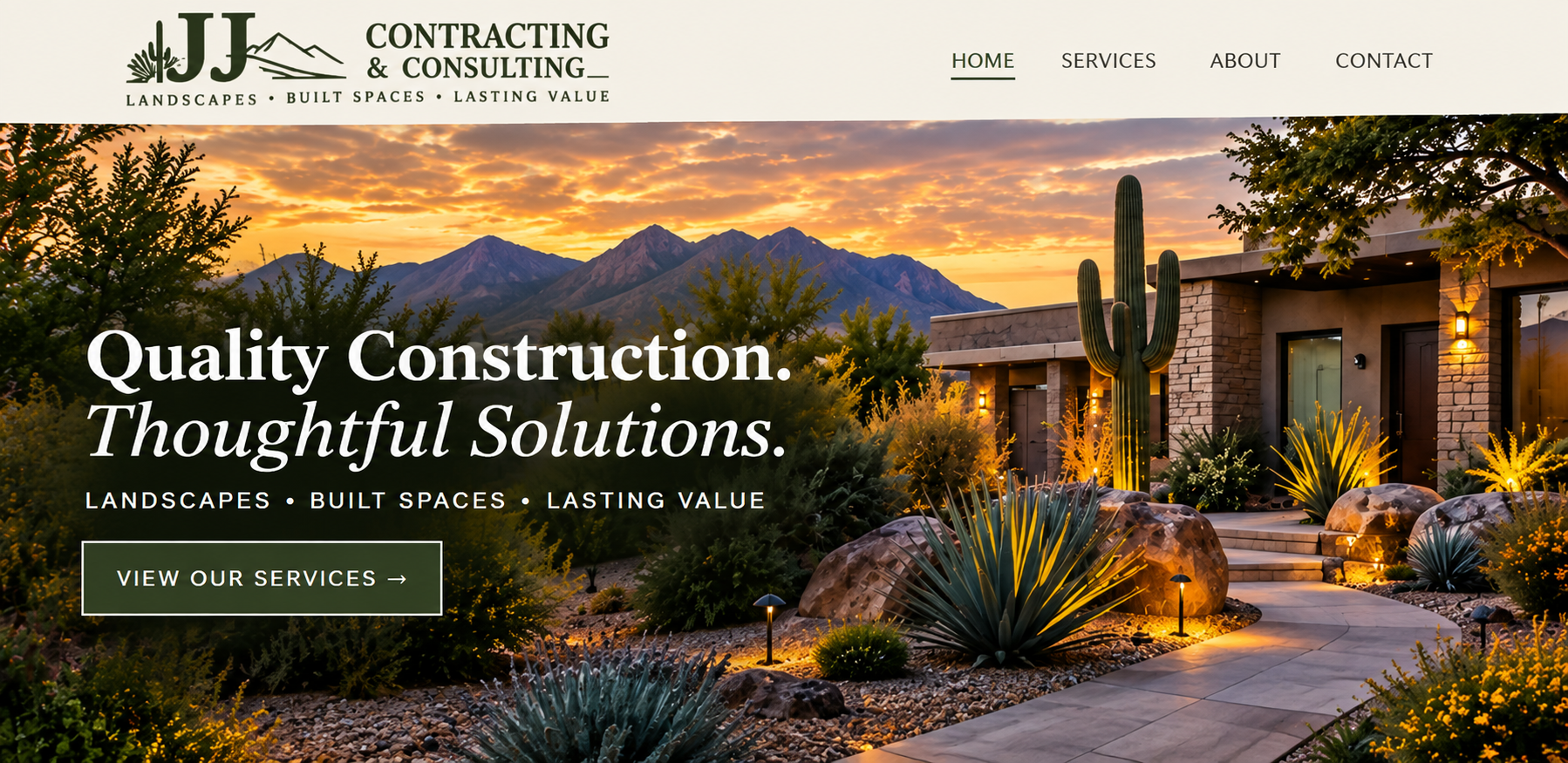 JJ Contracting & Consulting construction and landscape improvement services